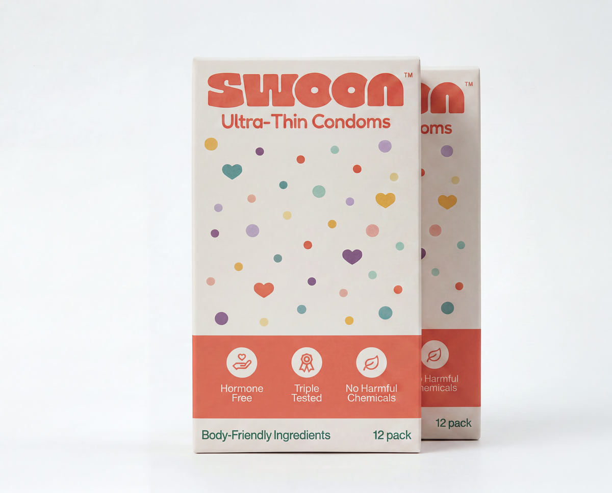 Two boxes of Swoon Ultra-Thin Condoms 12-packs, 24 condoms total